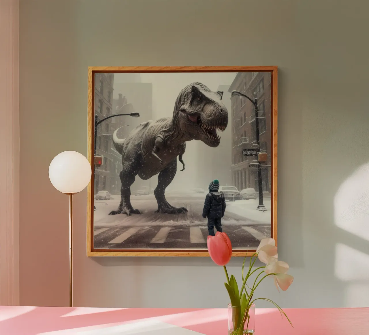 Rex acryl van Art Unleashed