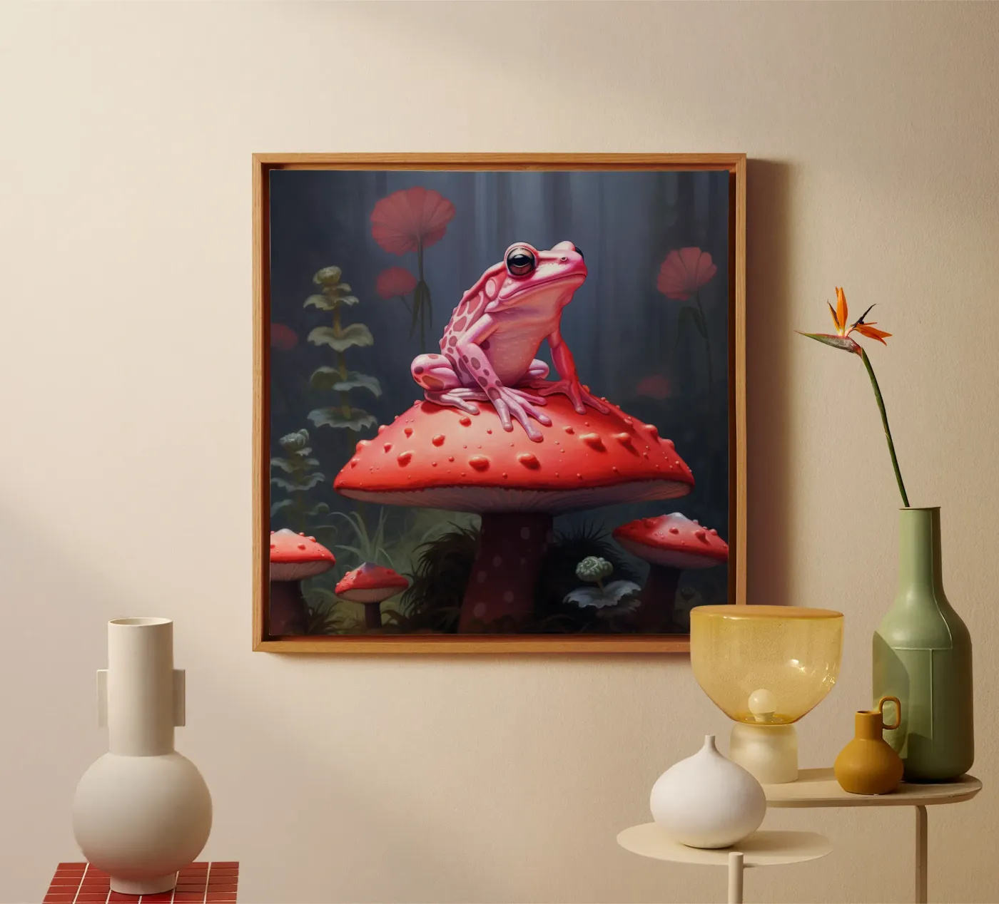 Stool canvas van Art Unleashed
