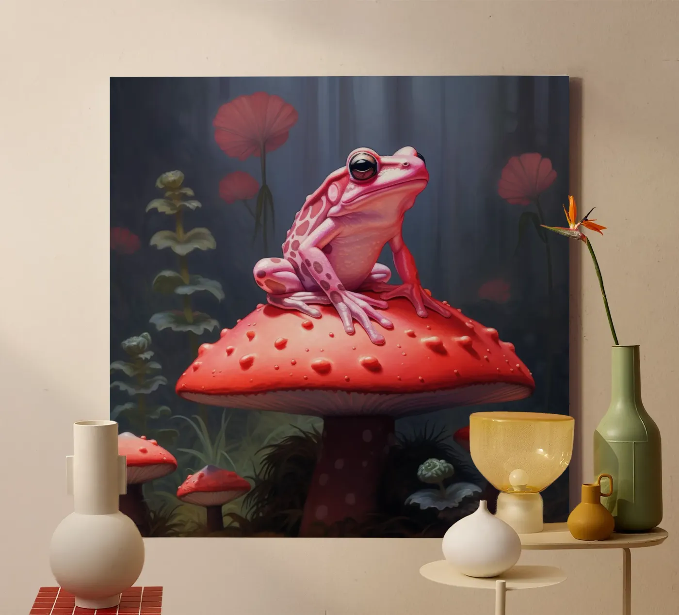 Stool canvas van Art Unleashed