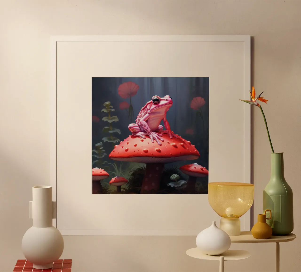 Stool poster van Art Unleashed