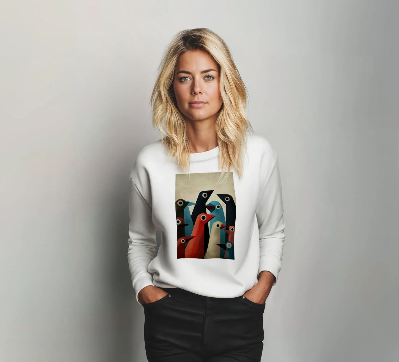 Pecking 2 sudadera de Art Unleashed