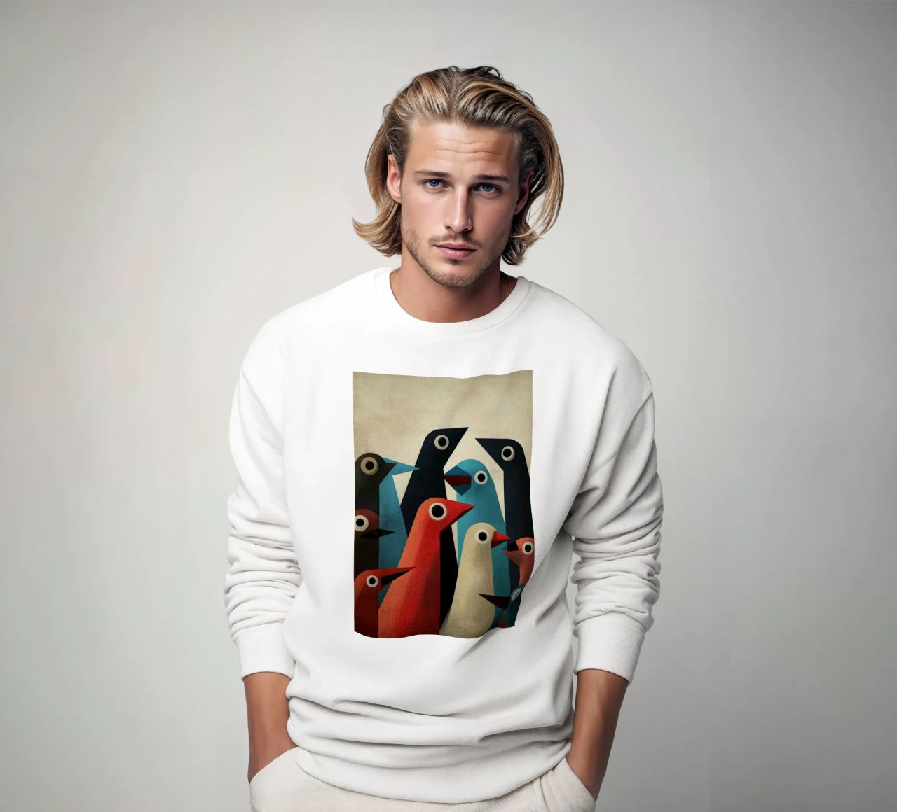 Pecking 2 sudadera de Art Unleashed