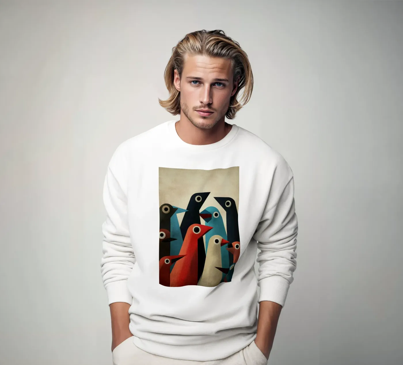 Pecking 2 felpa da Art Unleashed