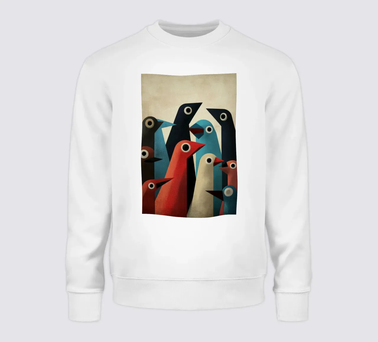 Pecking 2 sweatshirt by Art Unleashed