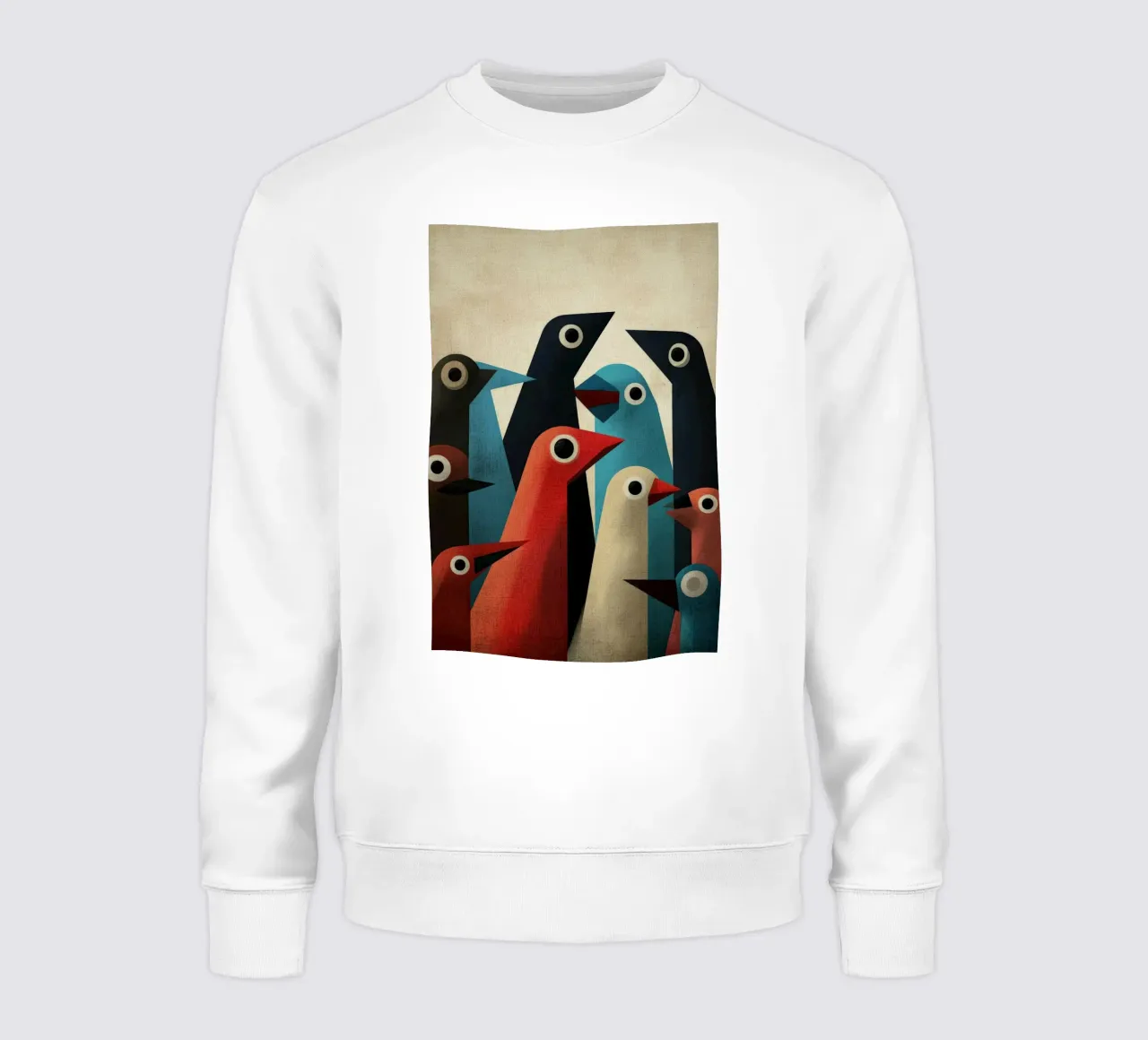 Pecking 2 Sweatshirt von Art Unleashed