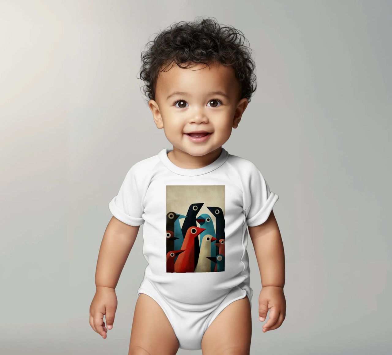 Pecking 2 body de bebé de Art Unleashed