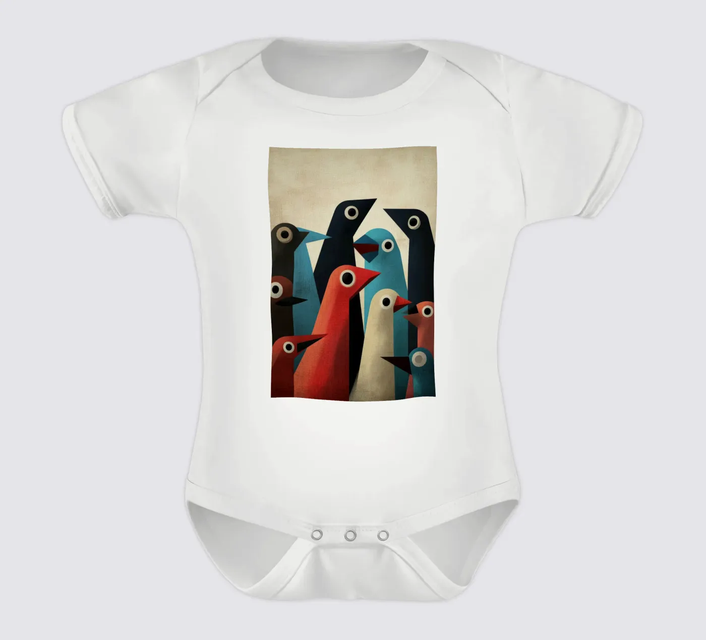 Pecking 2 body bébé de Art Unleashed