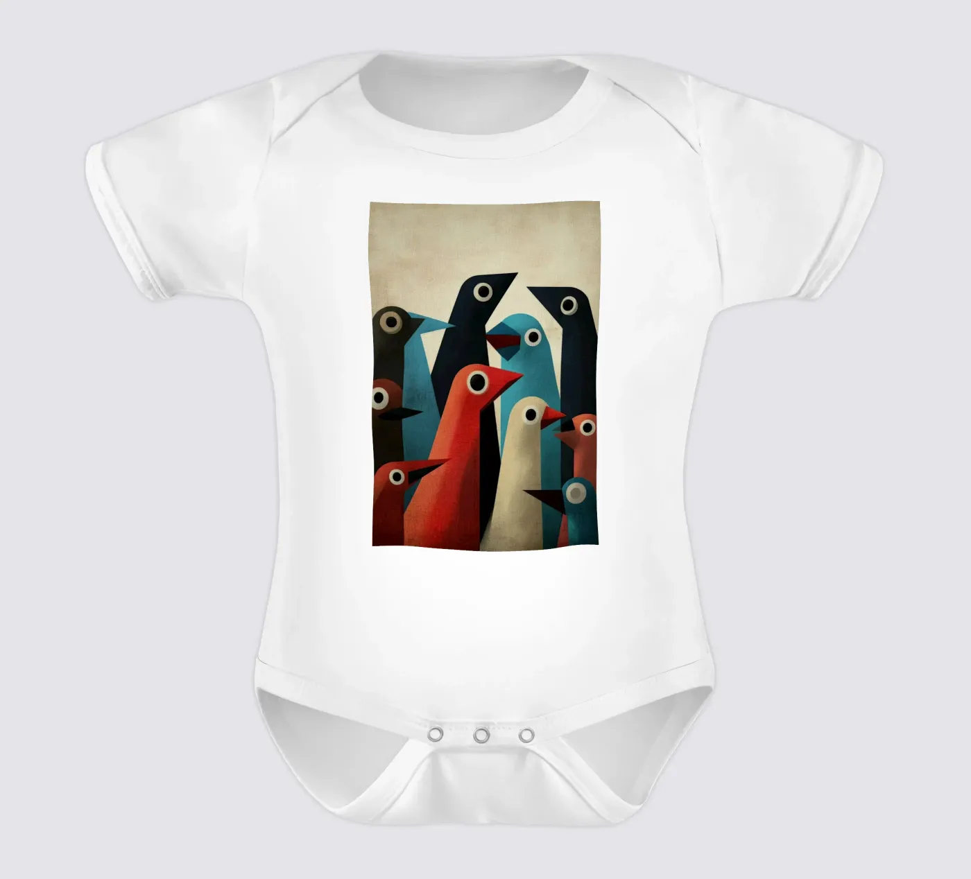 Pecking 2 body bébé de Art Unleashed