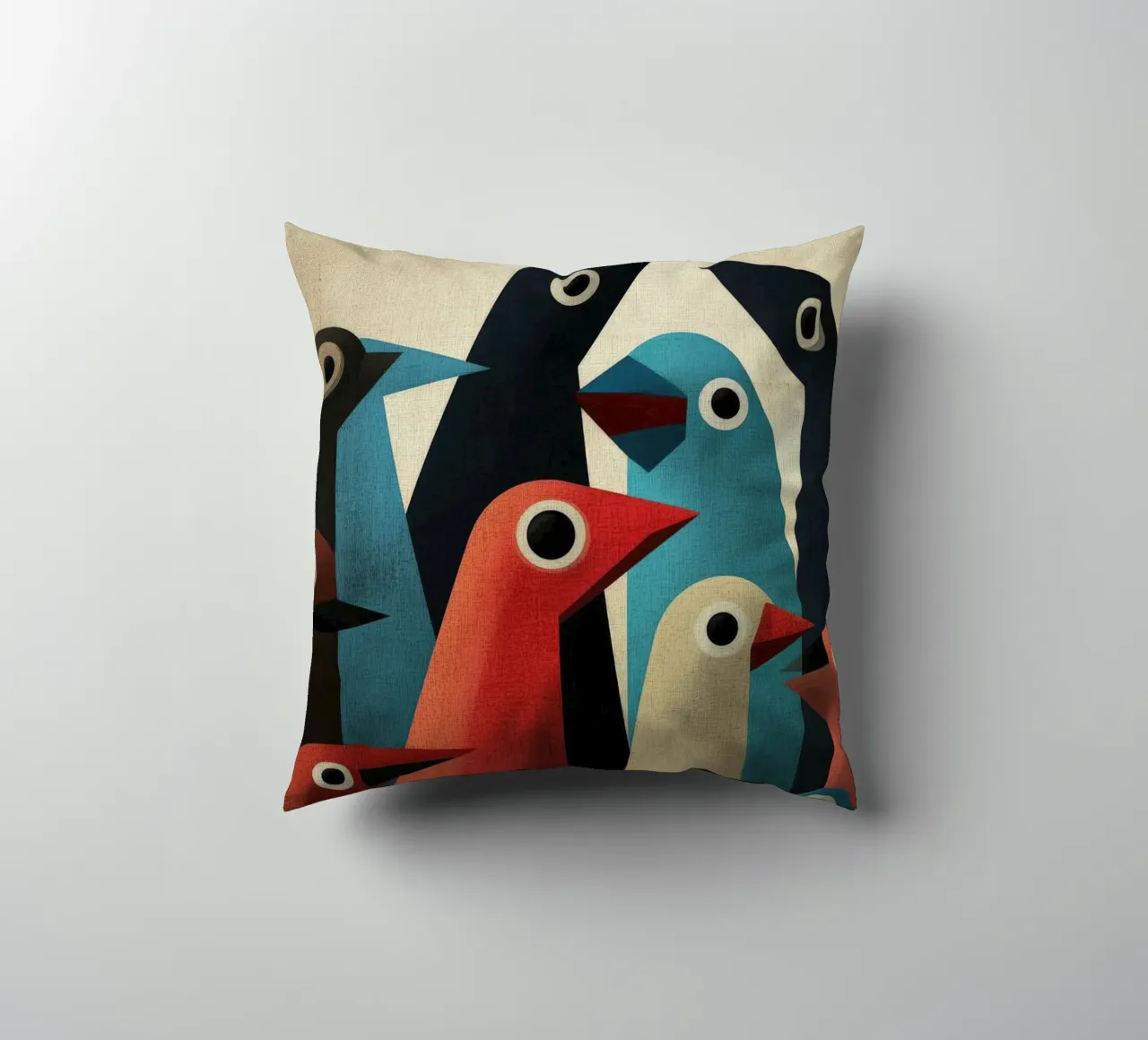 Pecking 2 cuscino da Art Unleashed