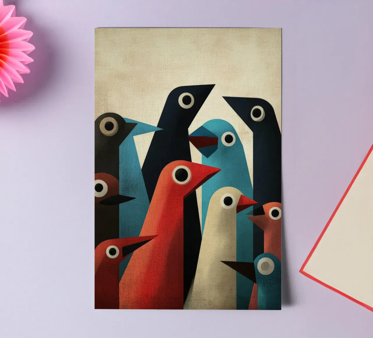 Pecking 2 sticker sheet by Art Unleashed