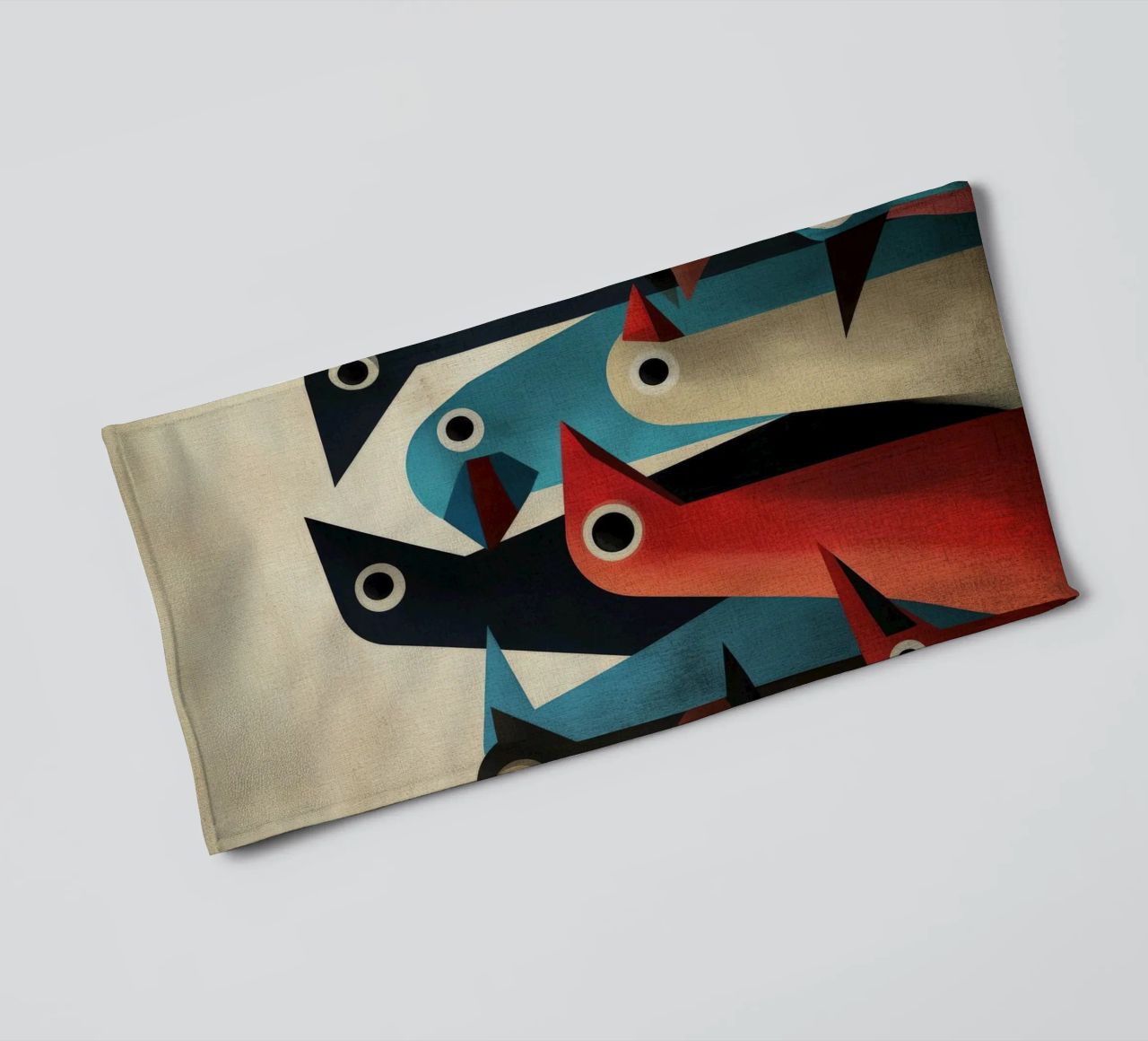 Pecking 2 toalla de baño de Art Unleashed