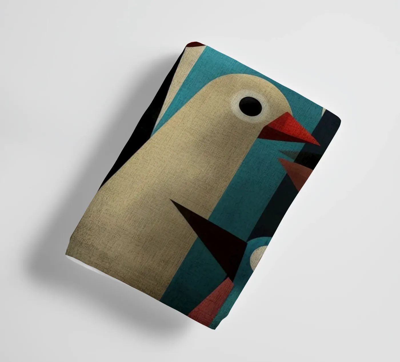 Pecking 2 badhanddoek van Art Unleashed