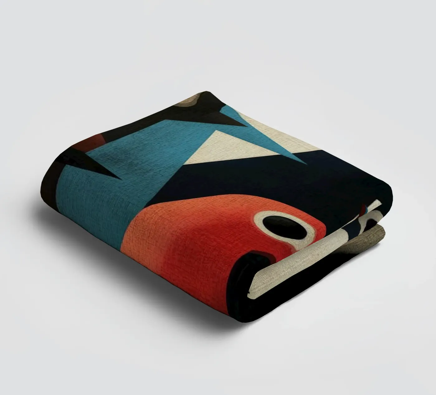 Pecking 2 badhanddoek van Art Unleashed