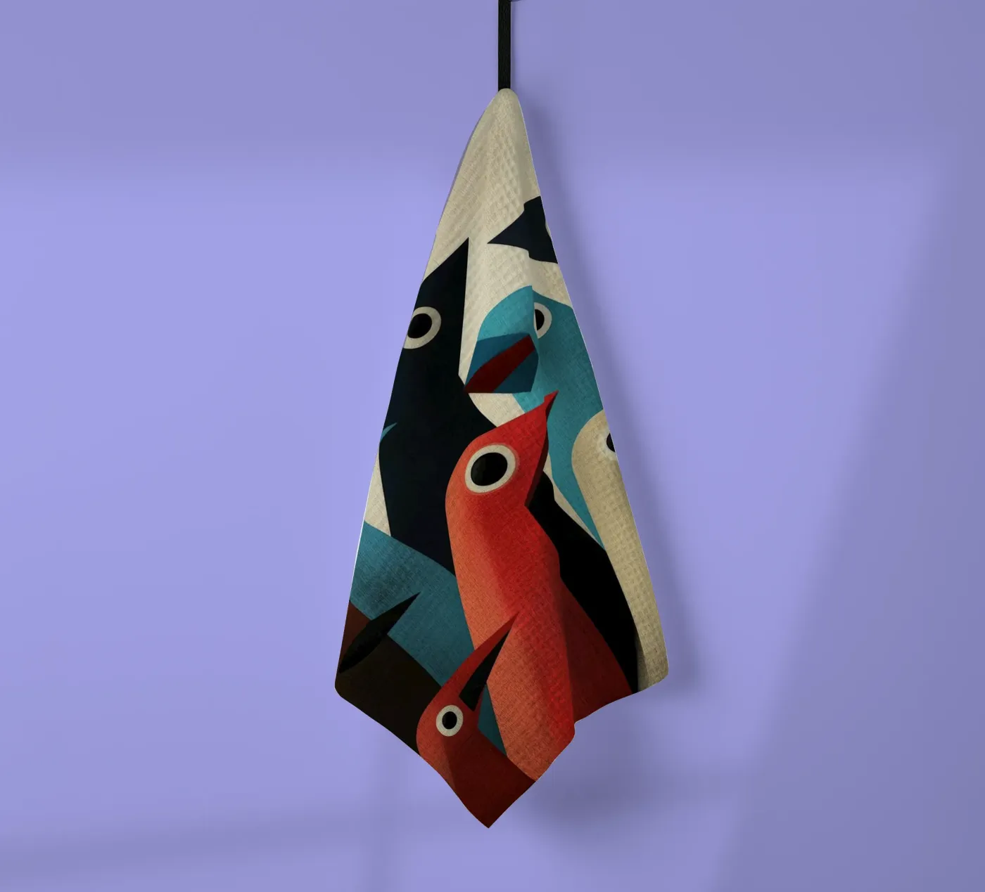 Pecking 2 torchon de Art Unleashed