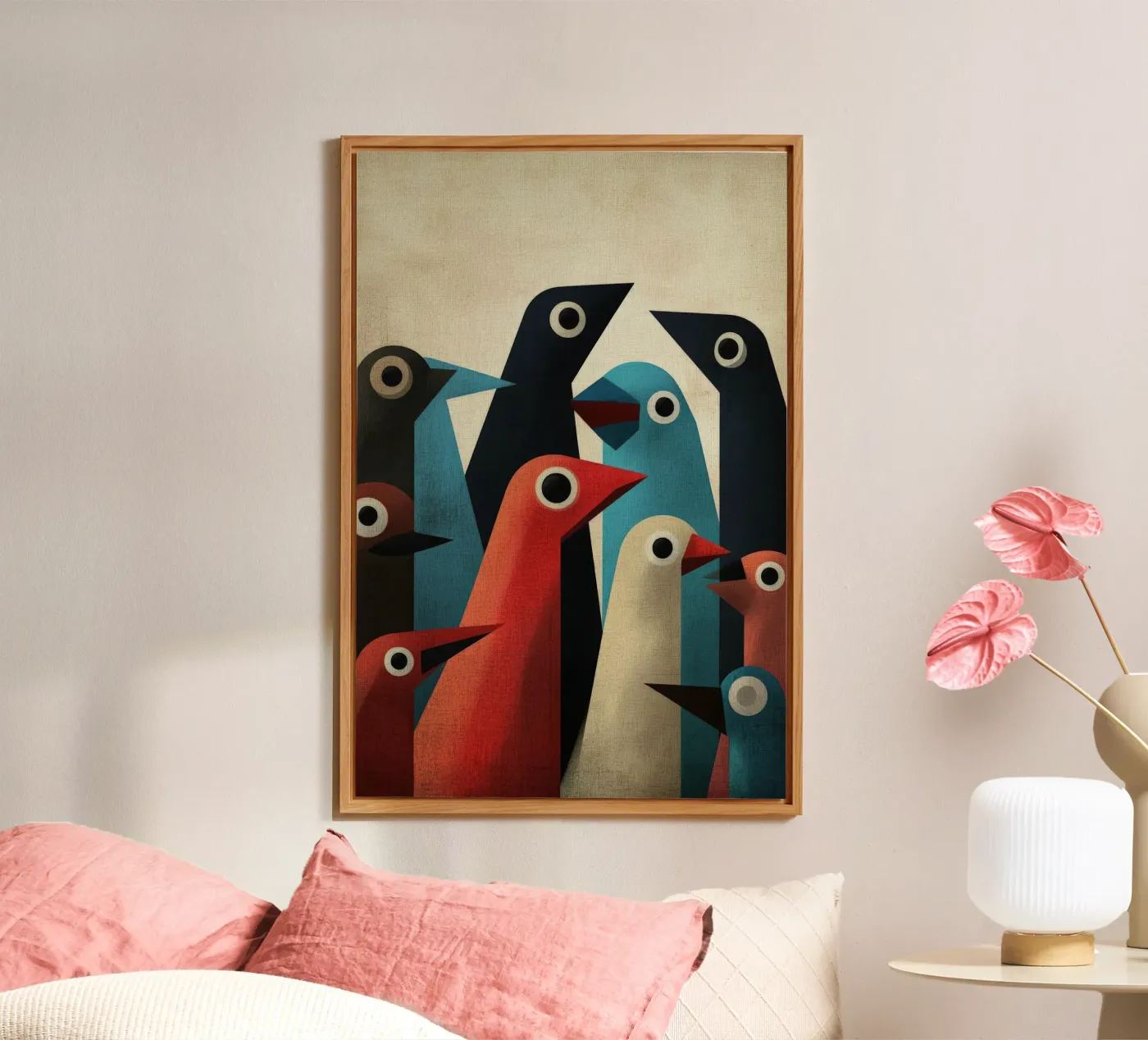 Pecking 2 pannello forex da Art Unleashed