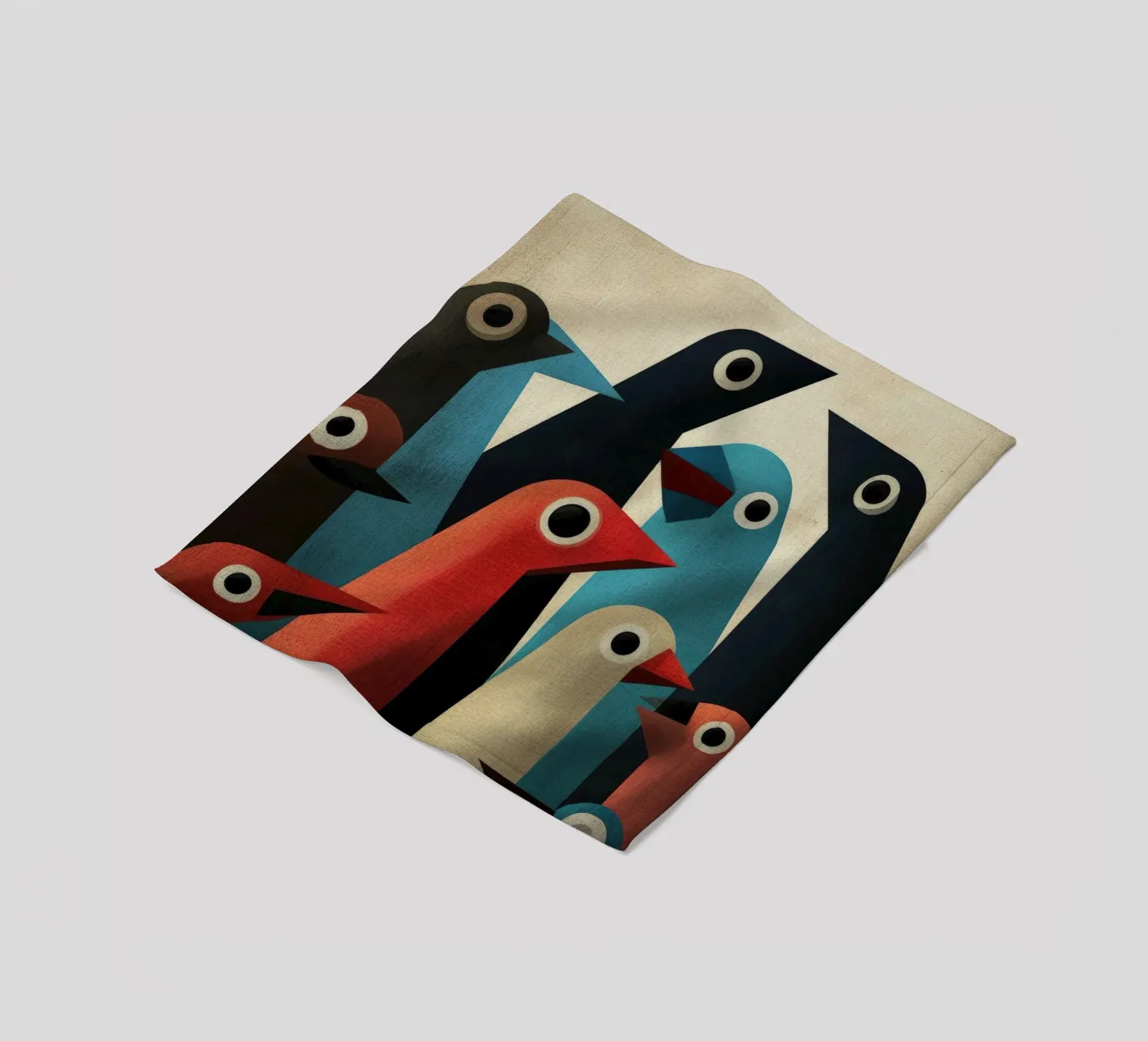 Pecking 2 Fleecedecke von Art Unleashed