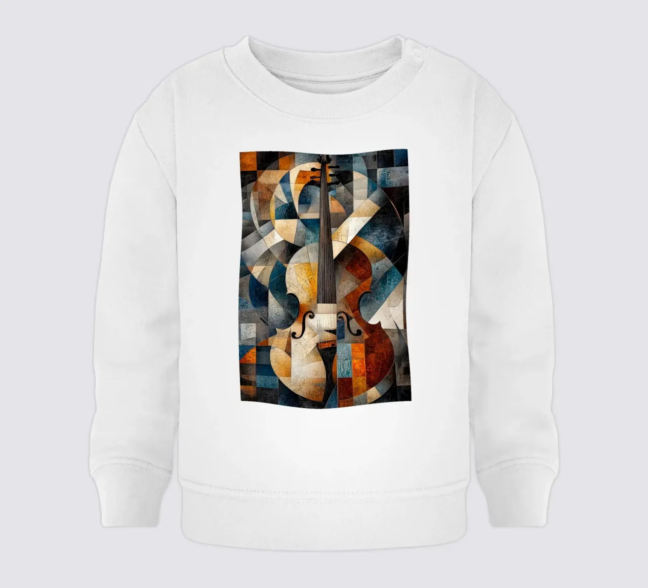 Shape baby sweatshirt by Art Unleashed