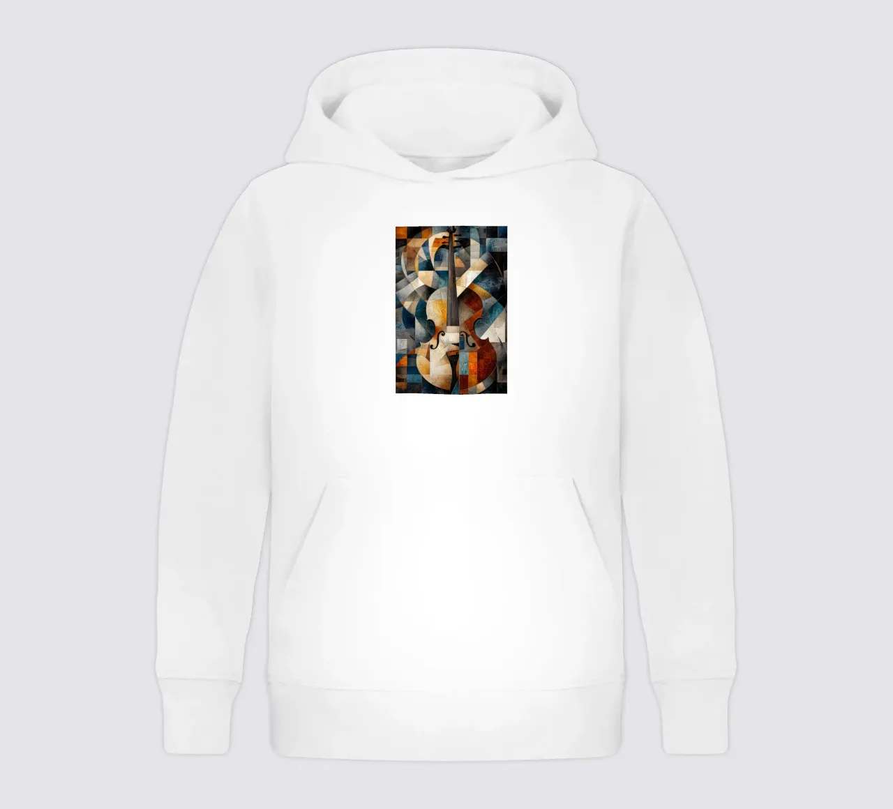 Shape felpa bambino con cappuccio da Art Unleashed