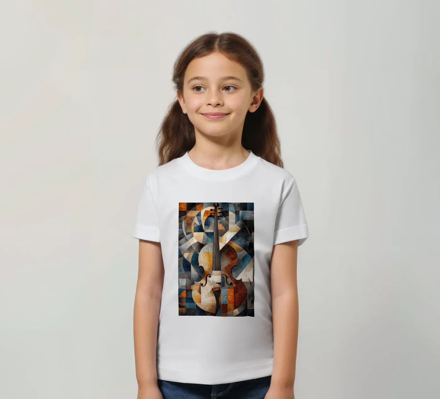 Shape kinder t-shirt van Art Unleashed