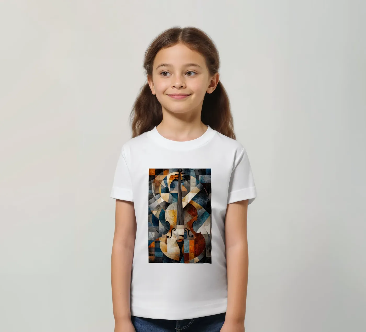 Shape kinder t-shirt van Art Unleashed