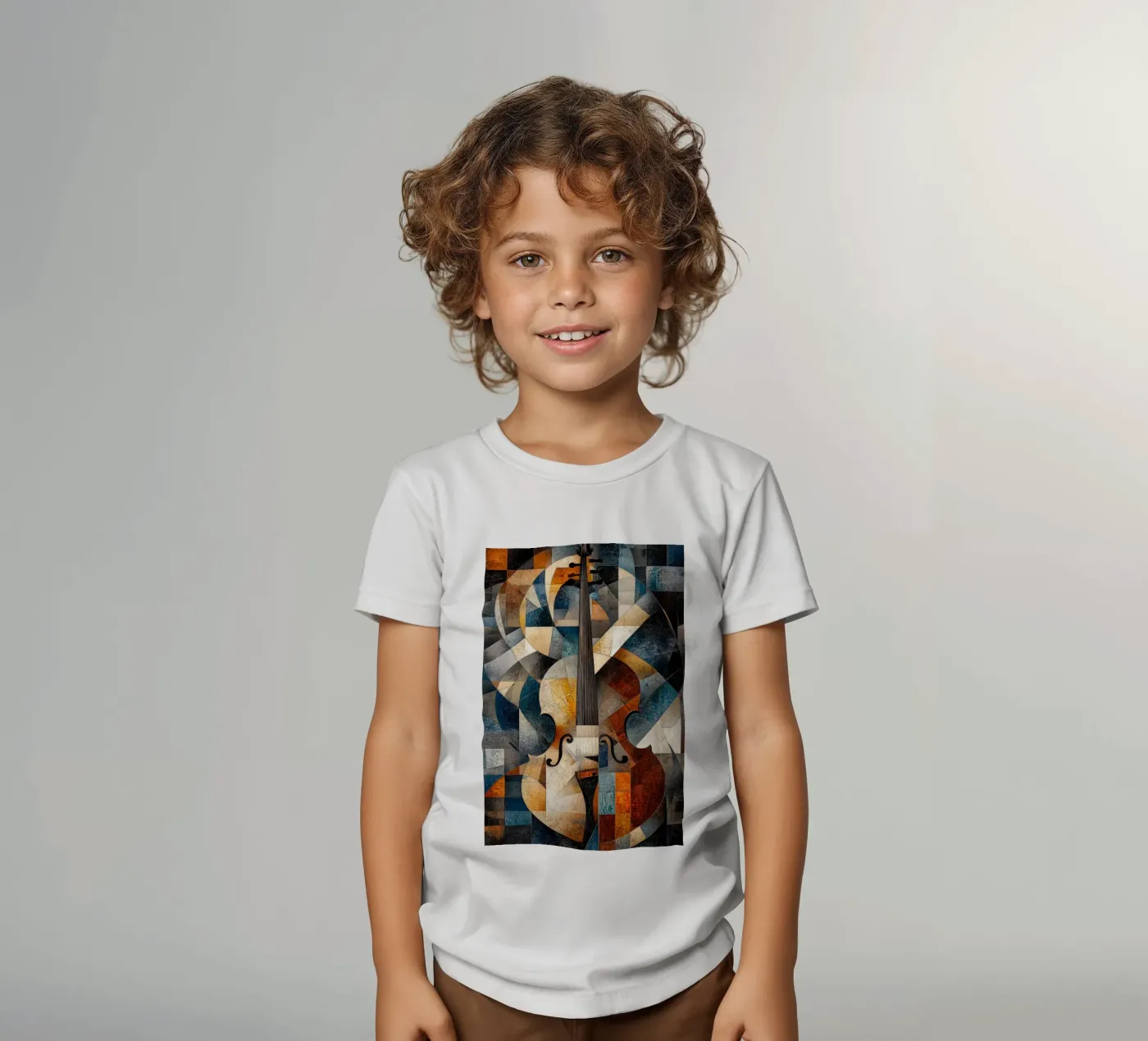 Shape kinder t-shirt van Art Unleashed