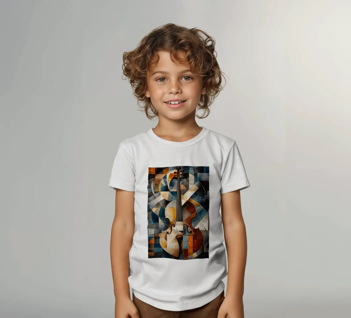 Shape kinder t-shirt van Art Unleashed
