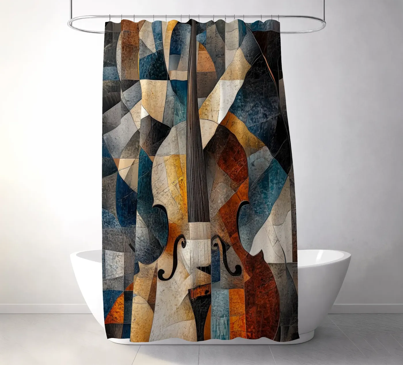 Shape douchegordijn van Art Unleashed