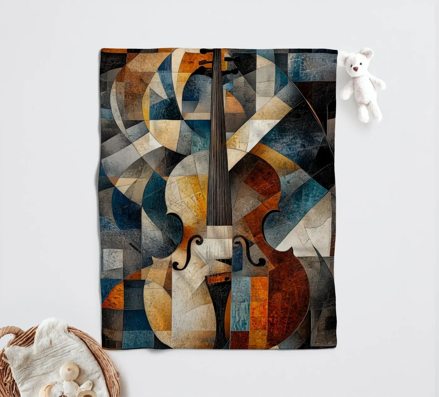 Shape Fleecedecke von Art Unleashed