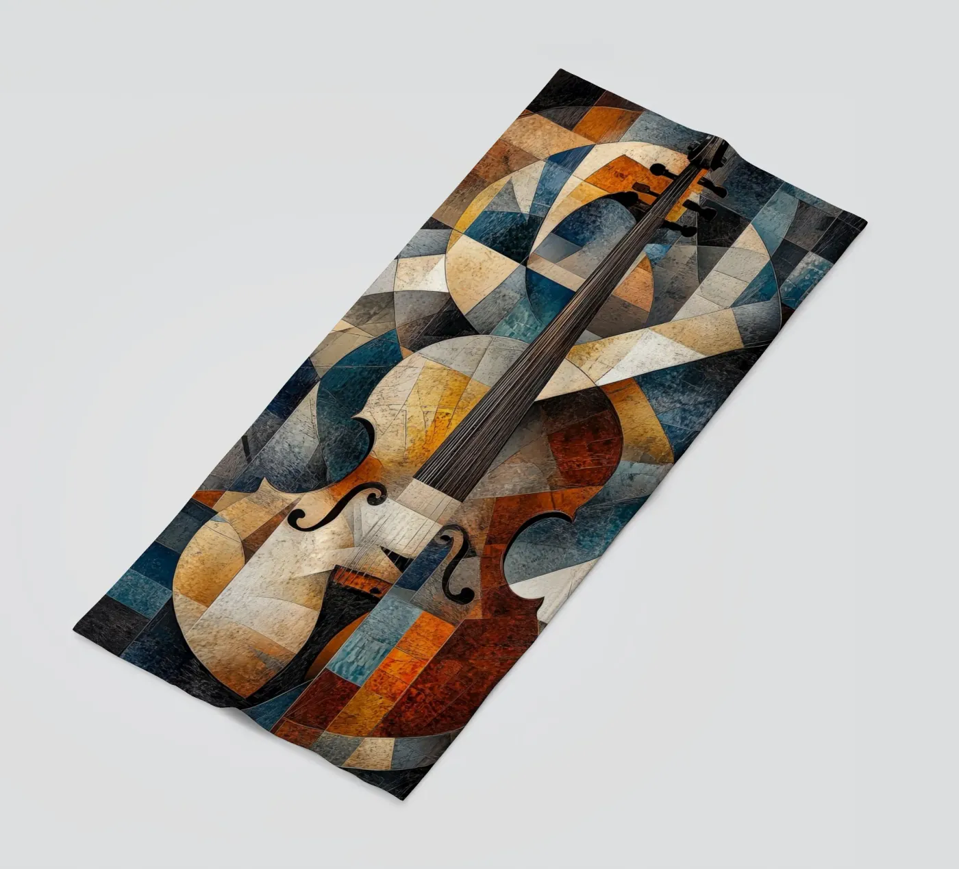 Shape beach towel by Art Unleashed