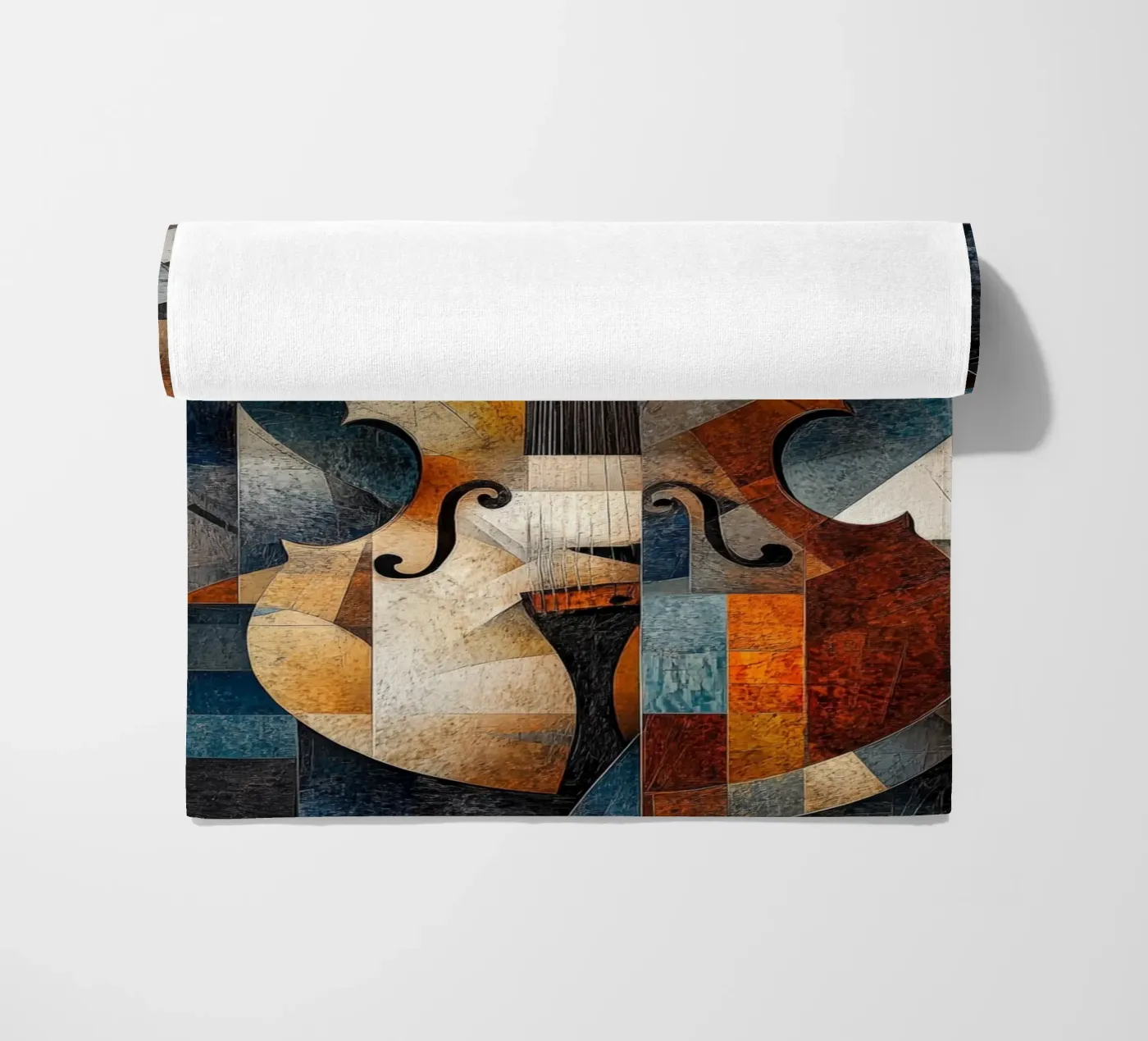 Shape beach towel by Art Unleashed