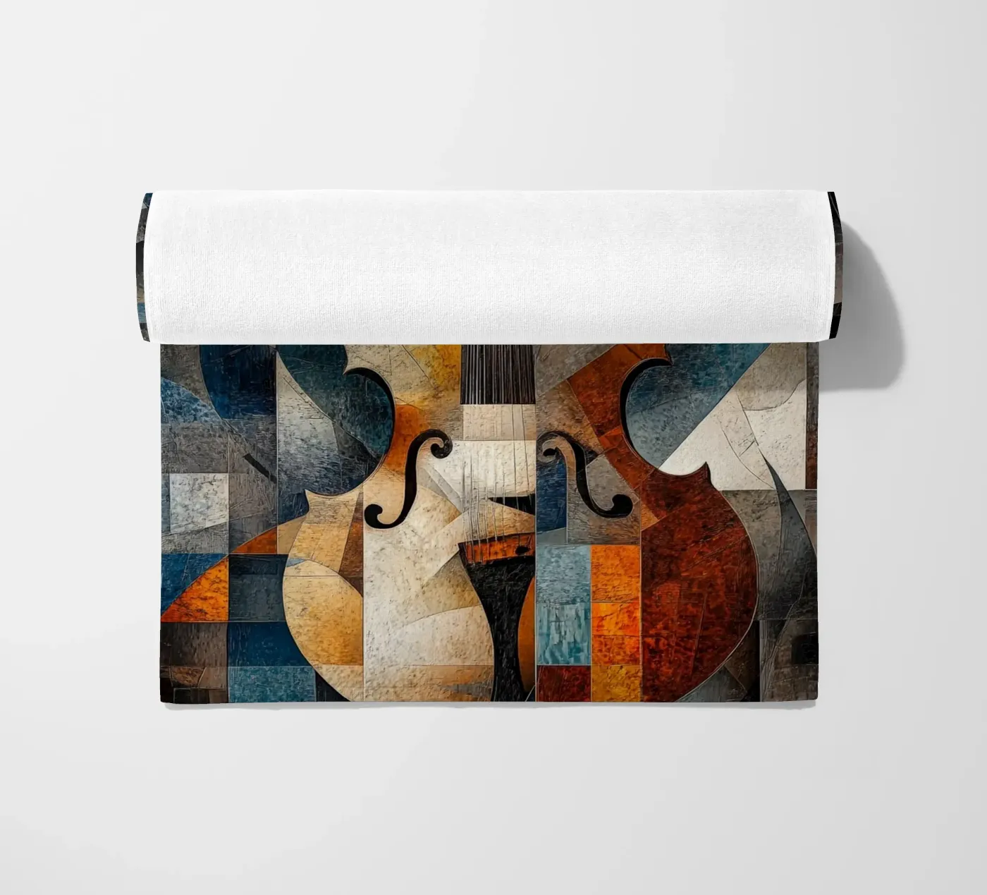 Shape beach towel by Art Unleashed
