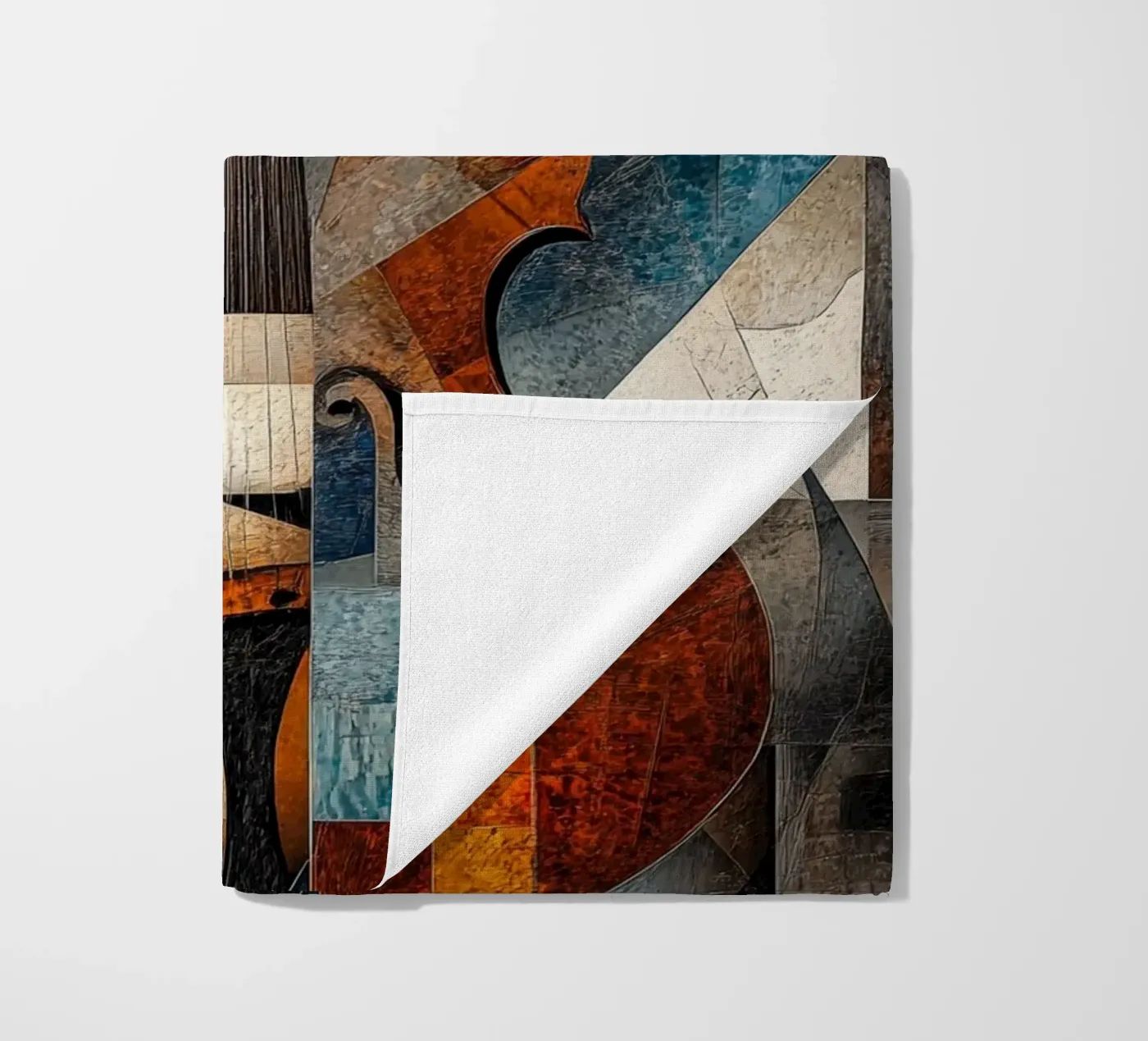 Shape beach towel by Art Unleashed