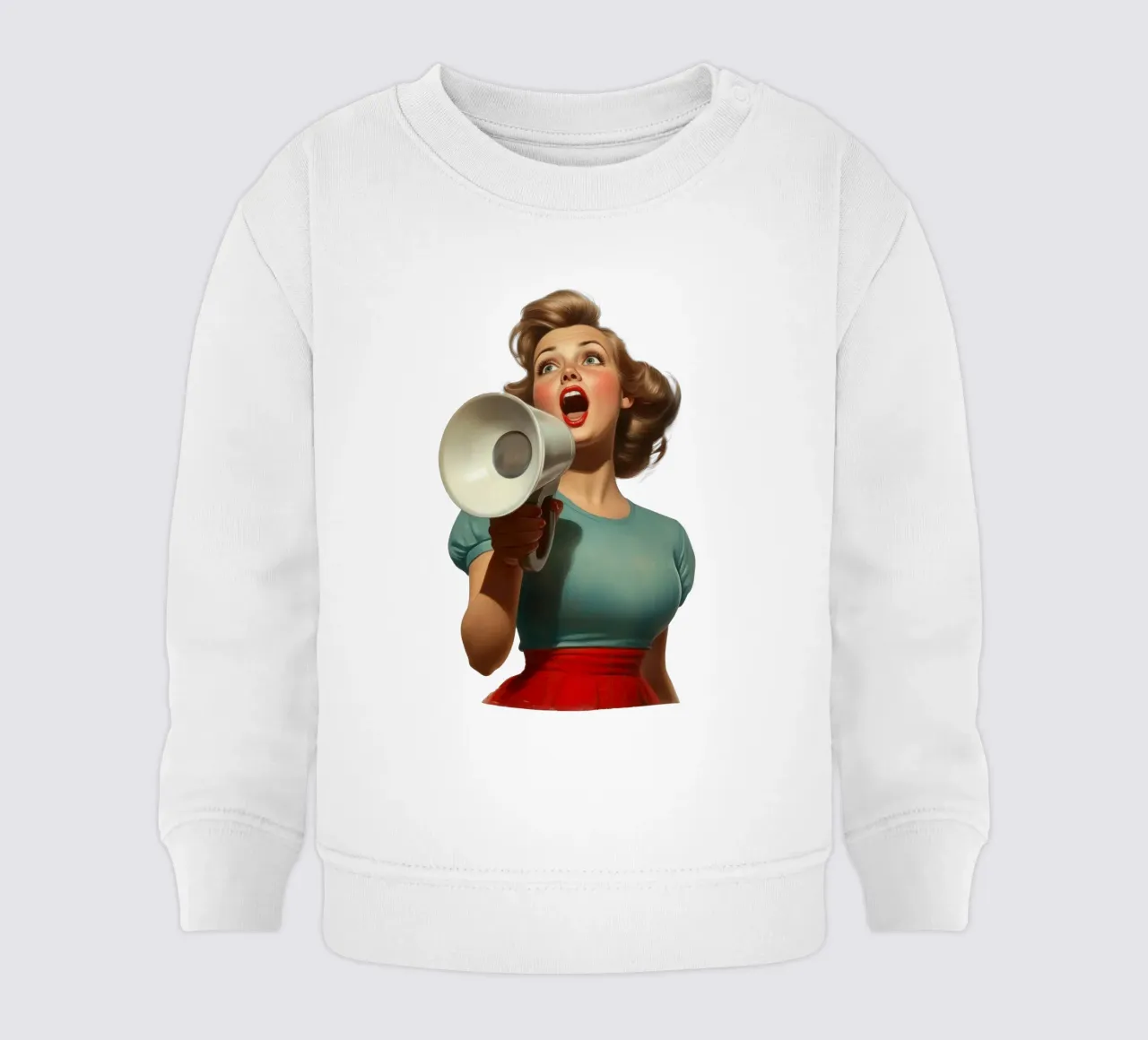 Shout 2 felpa neonato da Art Unleashed