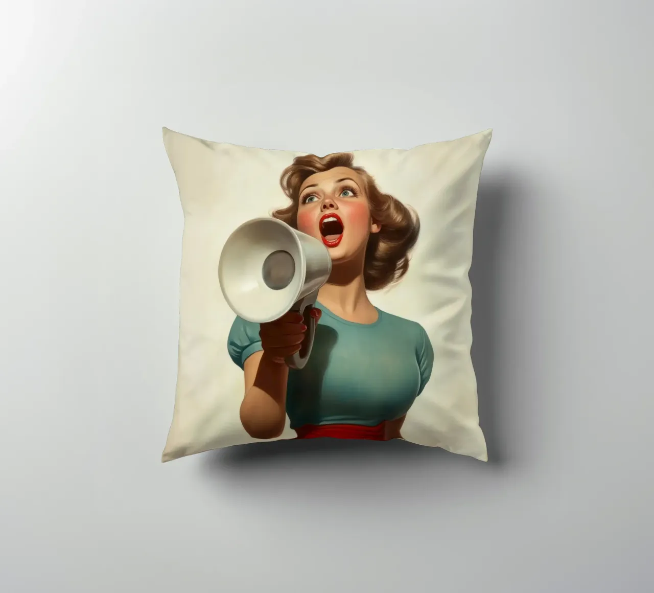 Shout 2 cuscino da Art Unleashed