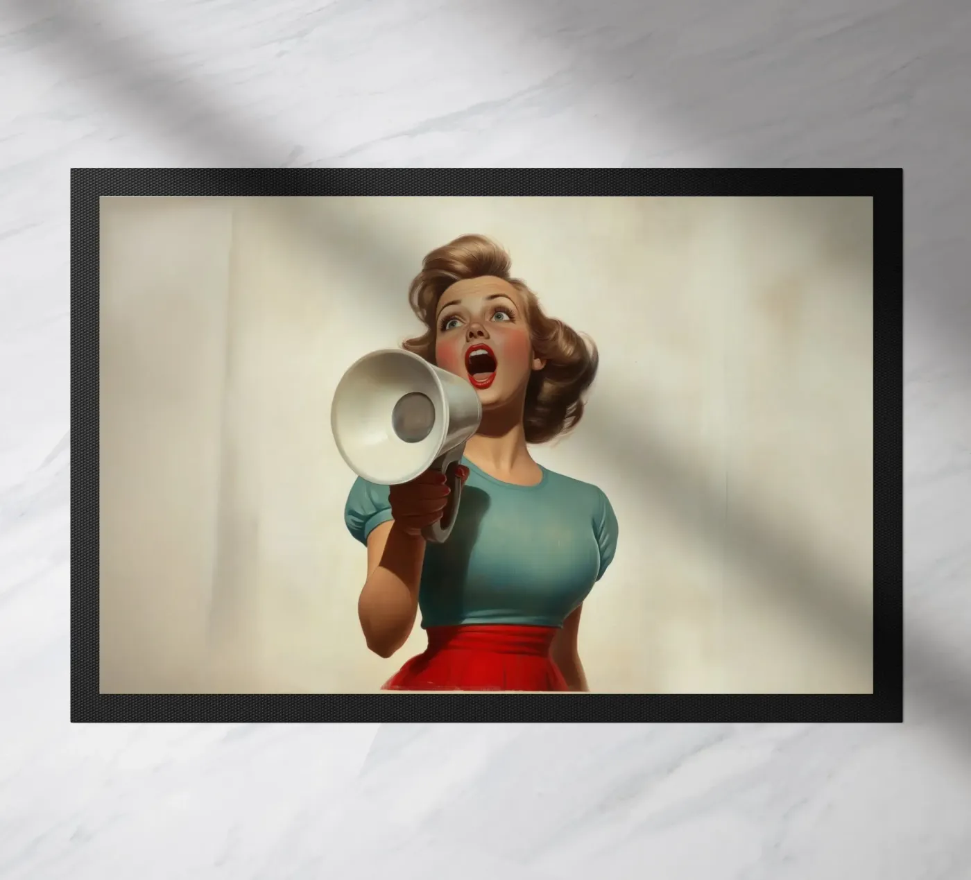 Shout 2 deurmat van Art Unleashed