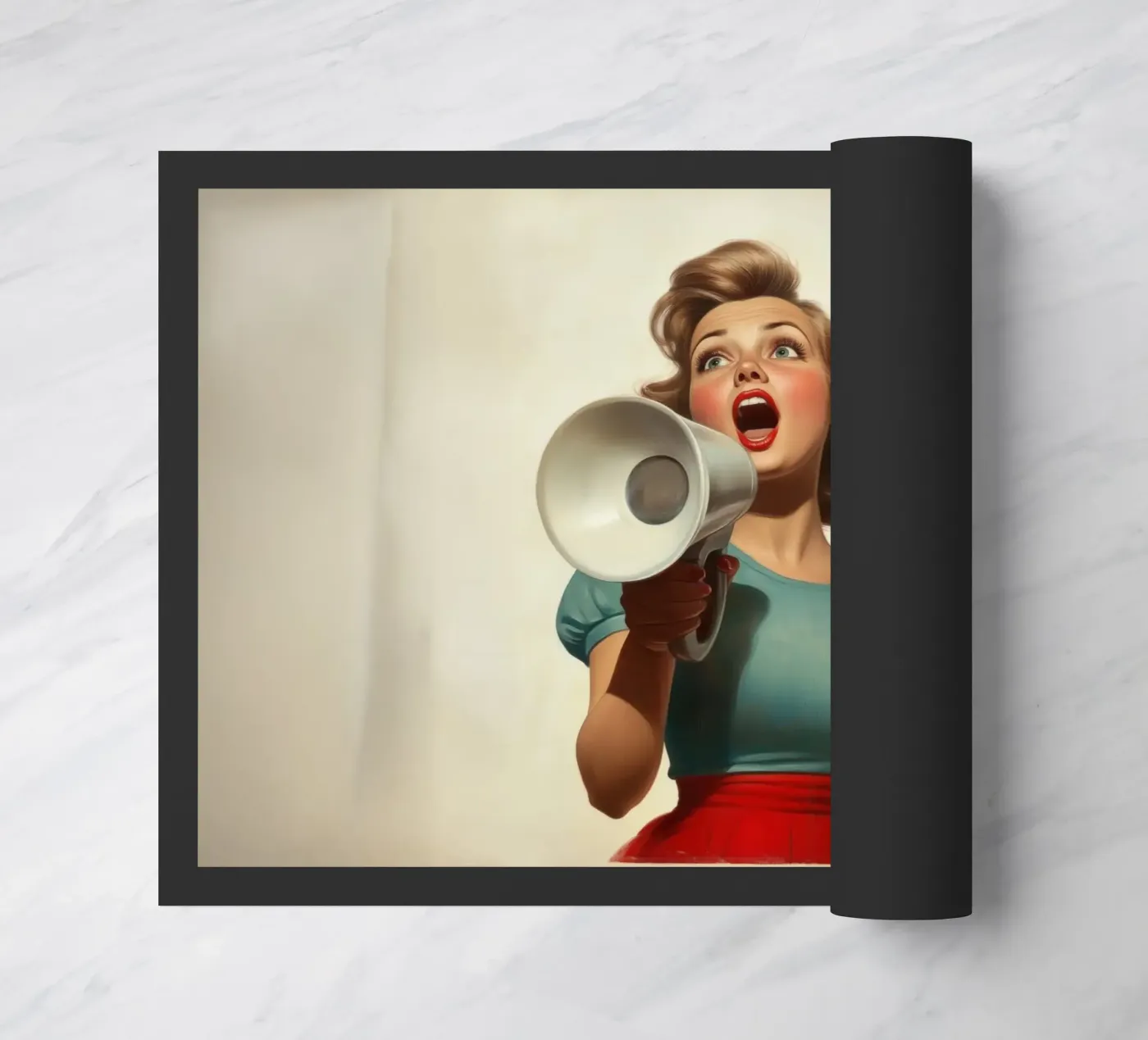 Shout 2 deurmat van Art Unleashed