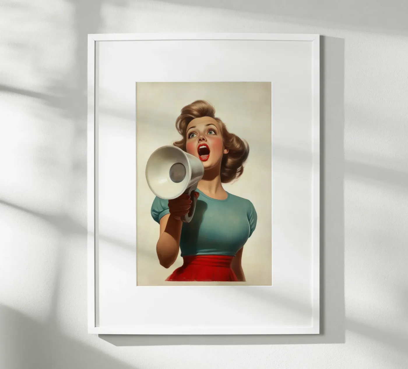 Shout 2 poster van Art Unleashed