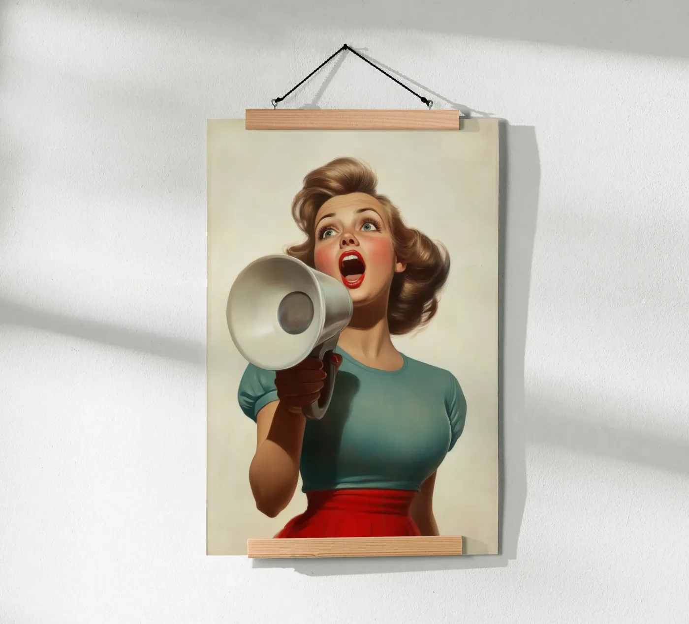 Shout 2 poster van Art Unleashed