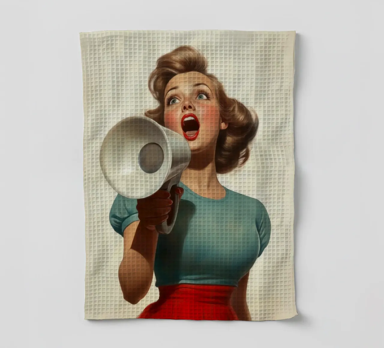 Shout 2 canovaccio da cucina da Art Unleashed