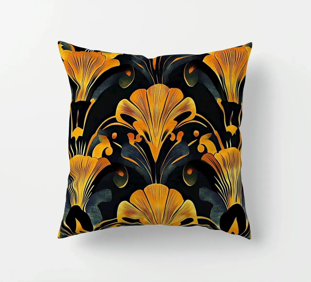Art Deco "Golden Era Vibes" decorative cushion by Golden Era