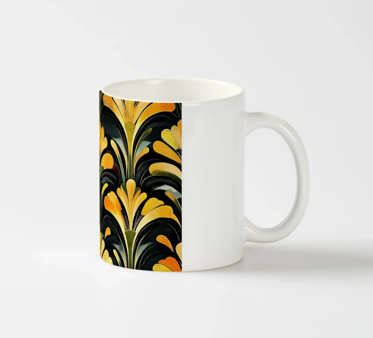 Art Deco "Deco in Motion" tazza in ceramica da Golden Era