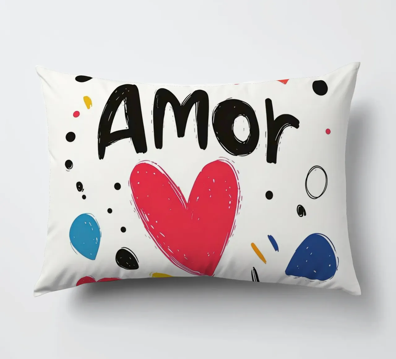 Amor decorative cushion by Art Typo Essentiel