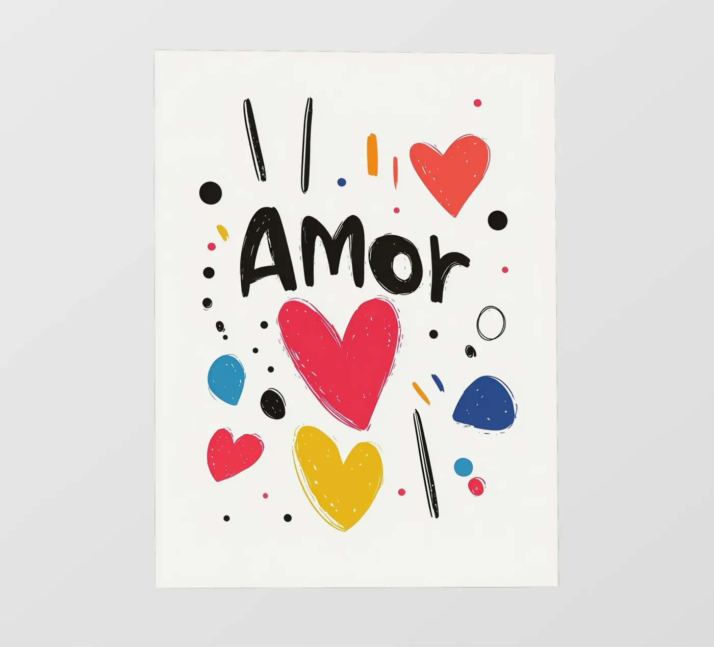 Amor fotobehang van Art Typo Essentiel