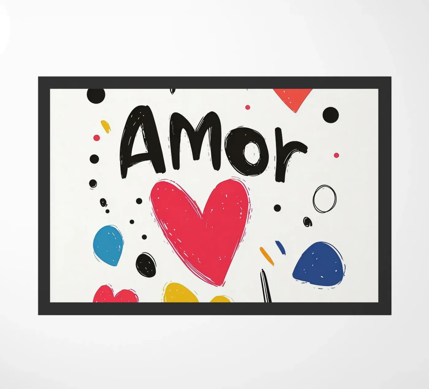 Amor Fußmatte von Art Typo Essentiel