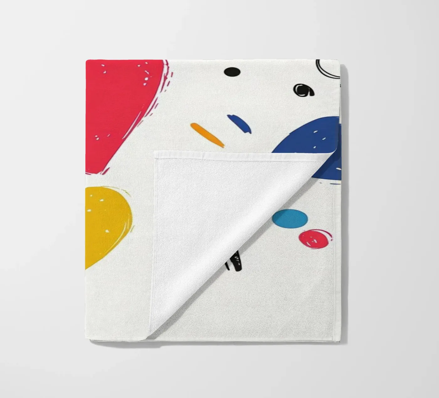 Amor beach towel by Art Typo Essentiel