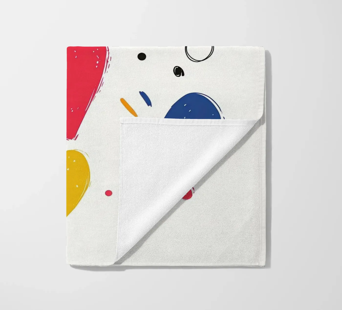 Amor beach towel by Art Typo Essentiel