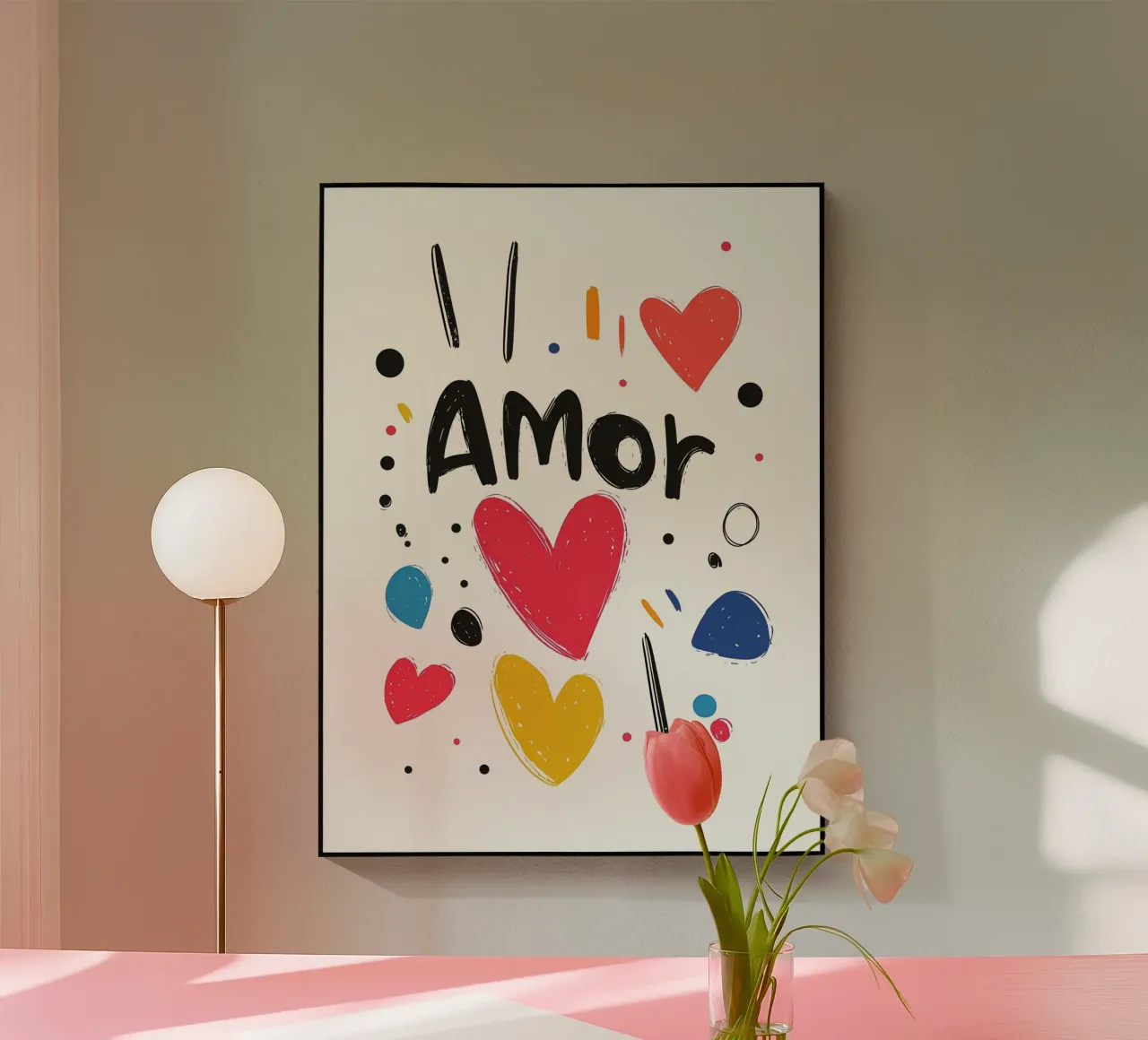 Amor plexiglass da Art Typo Essentiel