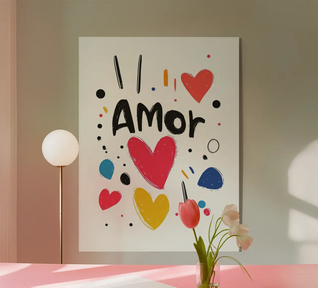 Amor plexiglass da Art Typo Essentiel