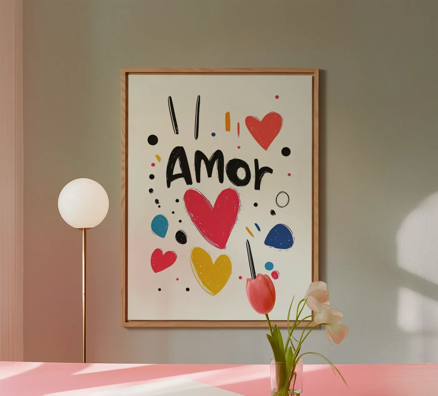 Amor forex plate by Art Typo Essentiel