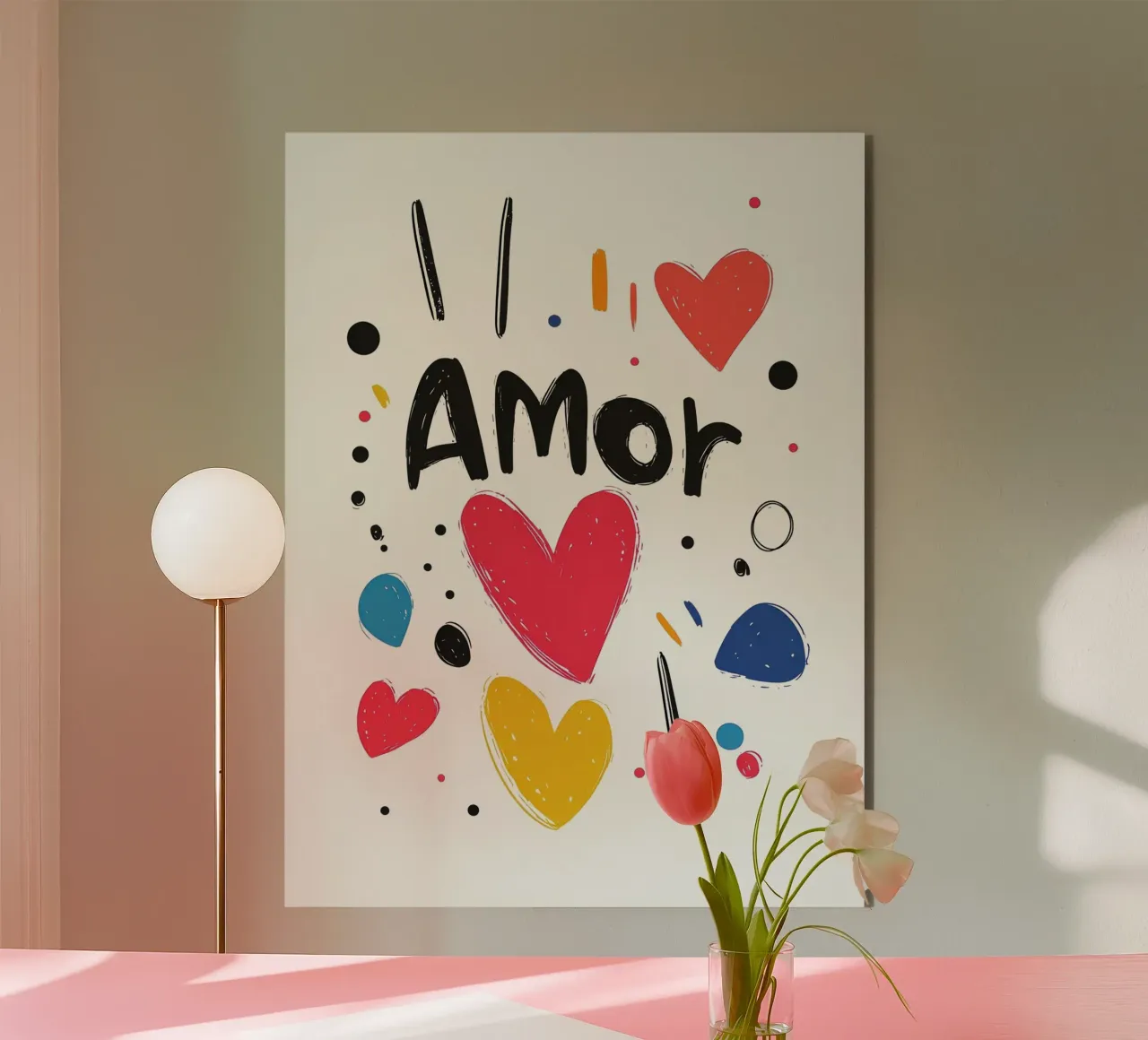 Amor alluminio dibond da Art Typo Essentiel